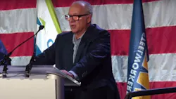 Cleveland-Cliffs' Lourenco Goncalves addresses a gathering of workers and officials in Weirton, West Virginia, on July 22. Cleveland-Cliffs' Lourenco Goncalves addresses a gathering of workers and officials in Weirton, West Virginia, on July 22.