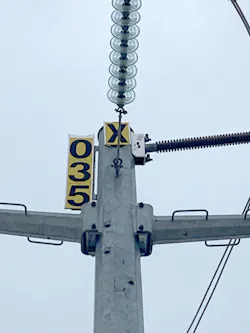 Transmission tower tags ensure utilities' operations meet safety standards. Transmission tower tags ensure utilities' operations meet safety standards.
