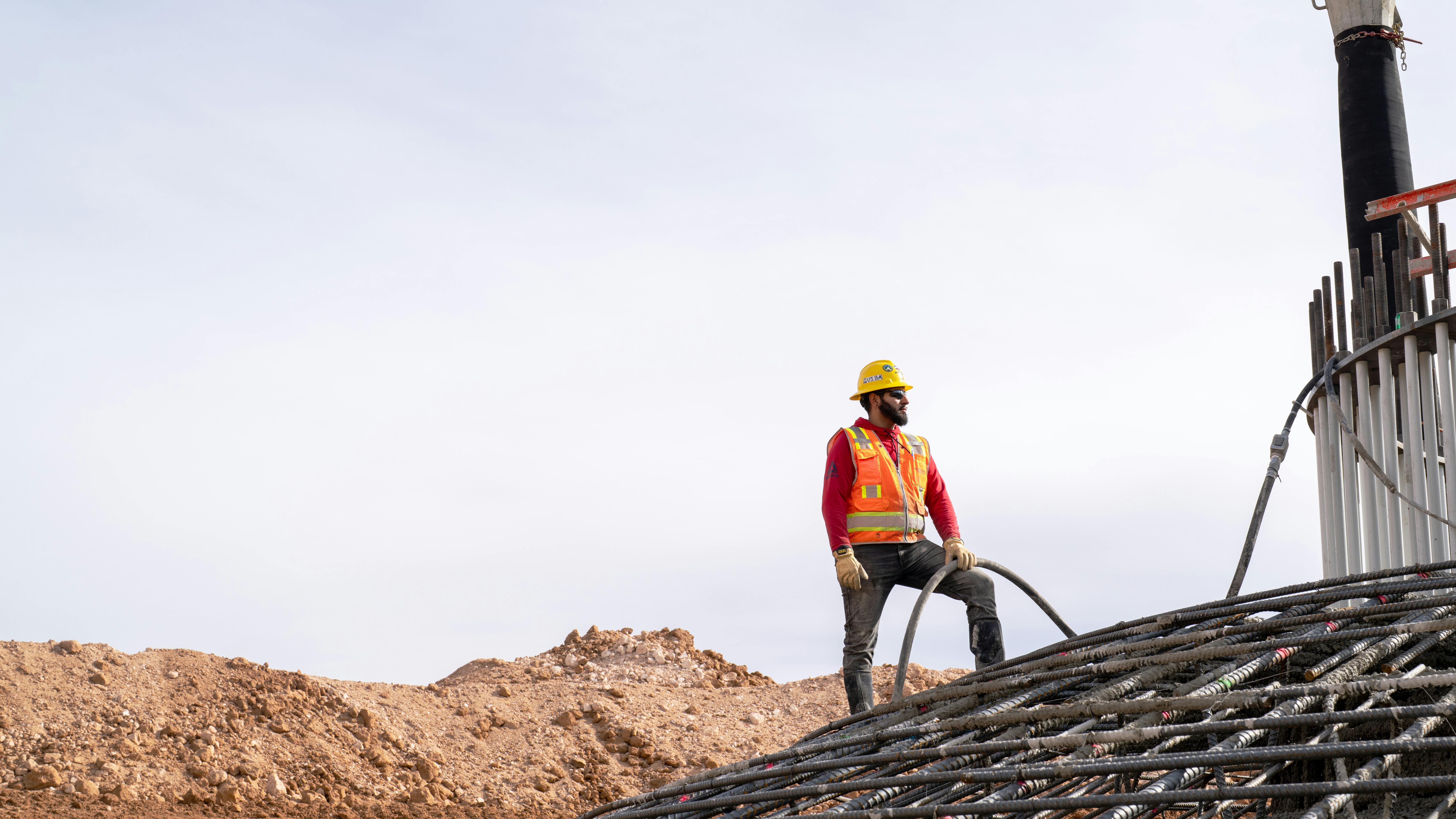 Construction begins at the SunZia Transmission Project in Corona, New Mexico.
