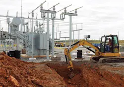 To support the Vonore Battery system, roughly one-half mile of new, all dielectric self-supporting fiber cable was installed underground to the existing Fort Loudon to Alcoa No. 1 transmission line. To support the Vonore Battery system, roughly one-half mile of new, all dielectric self-supporting fiber cable was installed underground to the existing Fort Loudon to Alcoa No. 1 transmission line.