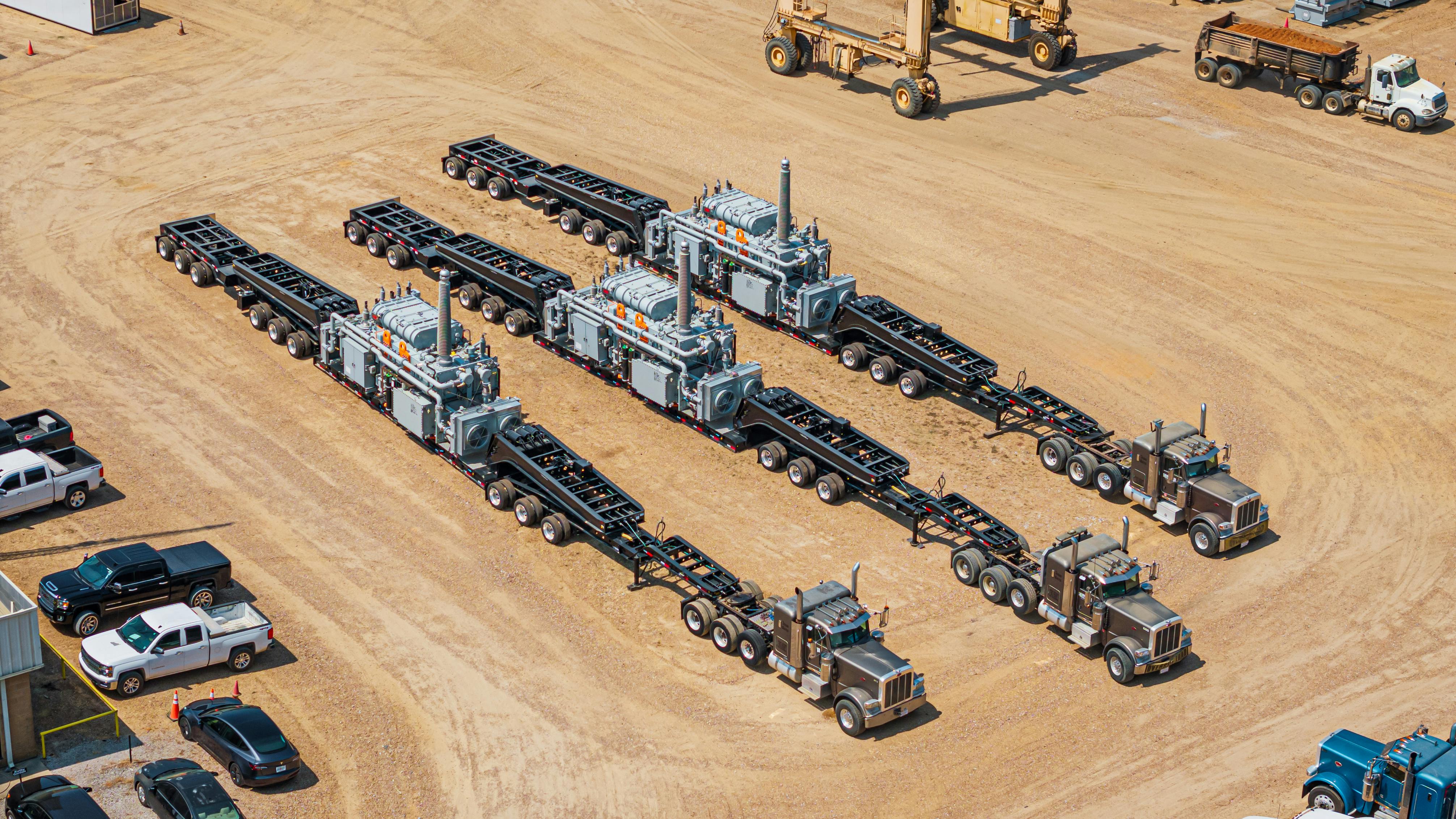 Rather than being parked and taking up valuable footprint at one of its facilities, the mobile transformer remains securely housed at a Hitachi Energy facility.