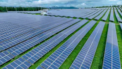 A solar photovoltaic array. These types of solar farms use inverters and are covered by NERC’s new rules regulating inverter-based resources. A solar photovoltaic array. These types of solar farms use inverters and are covered by NERC’s new rules regulating inverter-based resources.