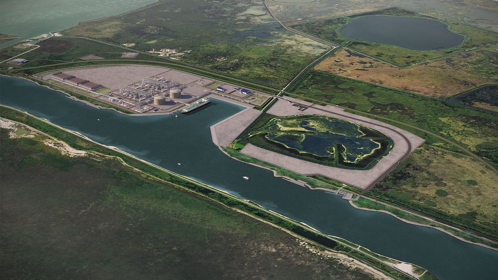 The proposed Port Arthur LNG export project in Jefferson County, Texas is expected to include two natural gas liquefaction trains, up to three LNG storage tanks and associated facilities that would enable the export of approximately 11 Mtpa of LNG on a long-term basis.