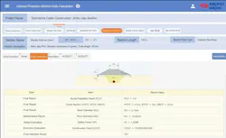 Sample output from KEPCO S-CAP design software. Sample output from KEPCO S-CAP design software.