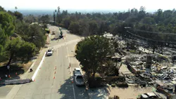drone view of altadena drone view of altadena
