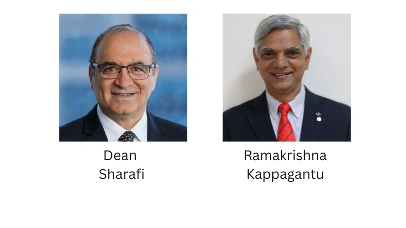 Dean Sharafi and Ramakrishna Kappagantu.