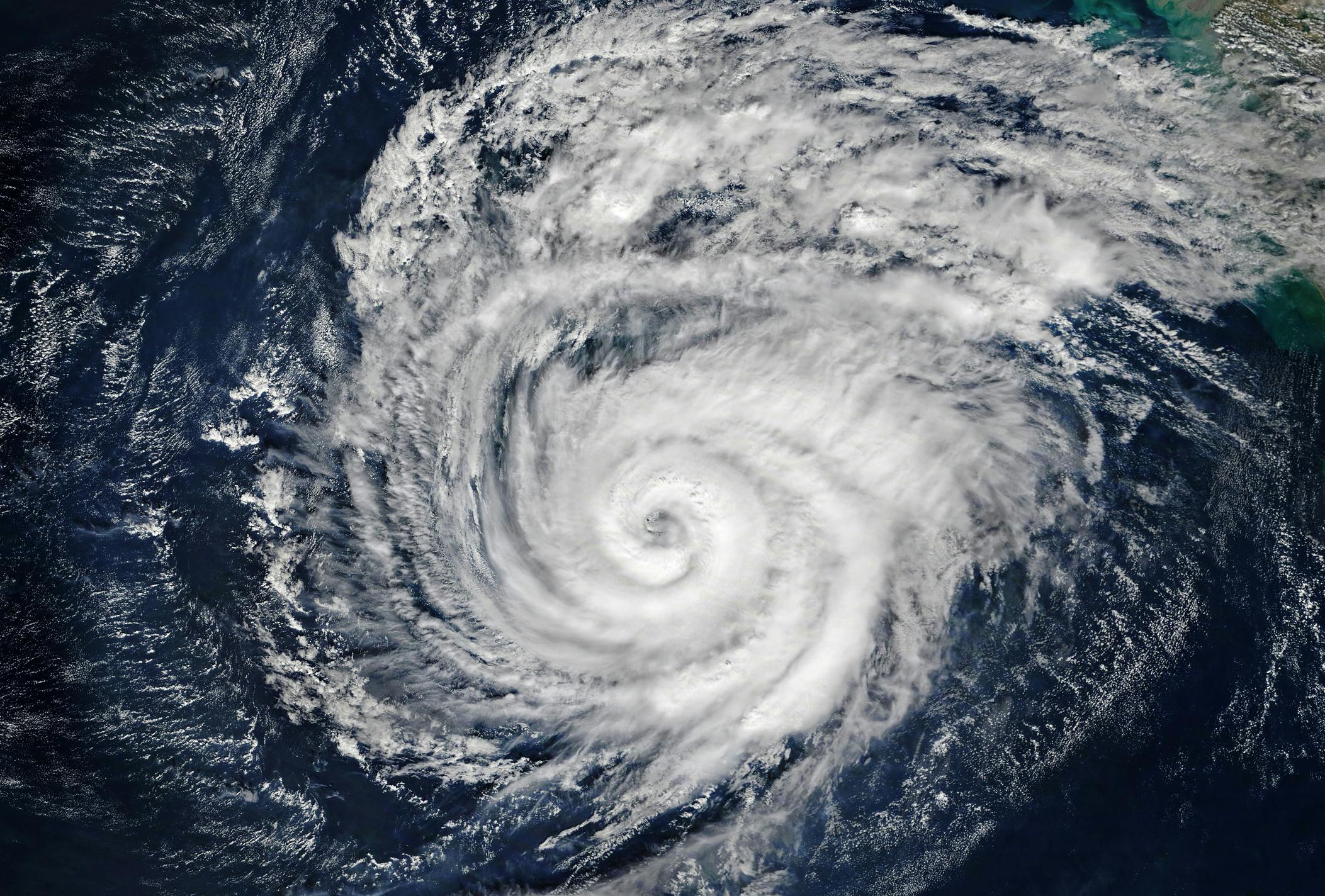 Super Typhoon, tropical storm, cyclone, hurricane, tornado, over ocean. Weather background. Typhoon, storm, windstorm, superstorm, gale moves to the ground. Elements of this image furnished by NASA.
