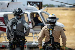 Aerial lineworkers and pilots work closely together to maintain a high degree of safety during aerial work. Aerial lineworkers and pilots work closely together to maintain a high degree of safety during aerial work.