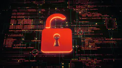 lock in front of circuit board lock in front of circuit board