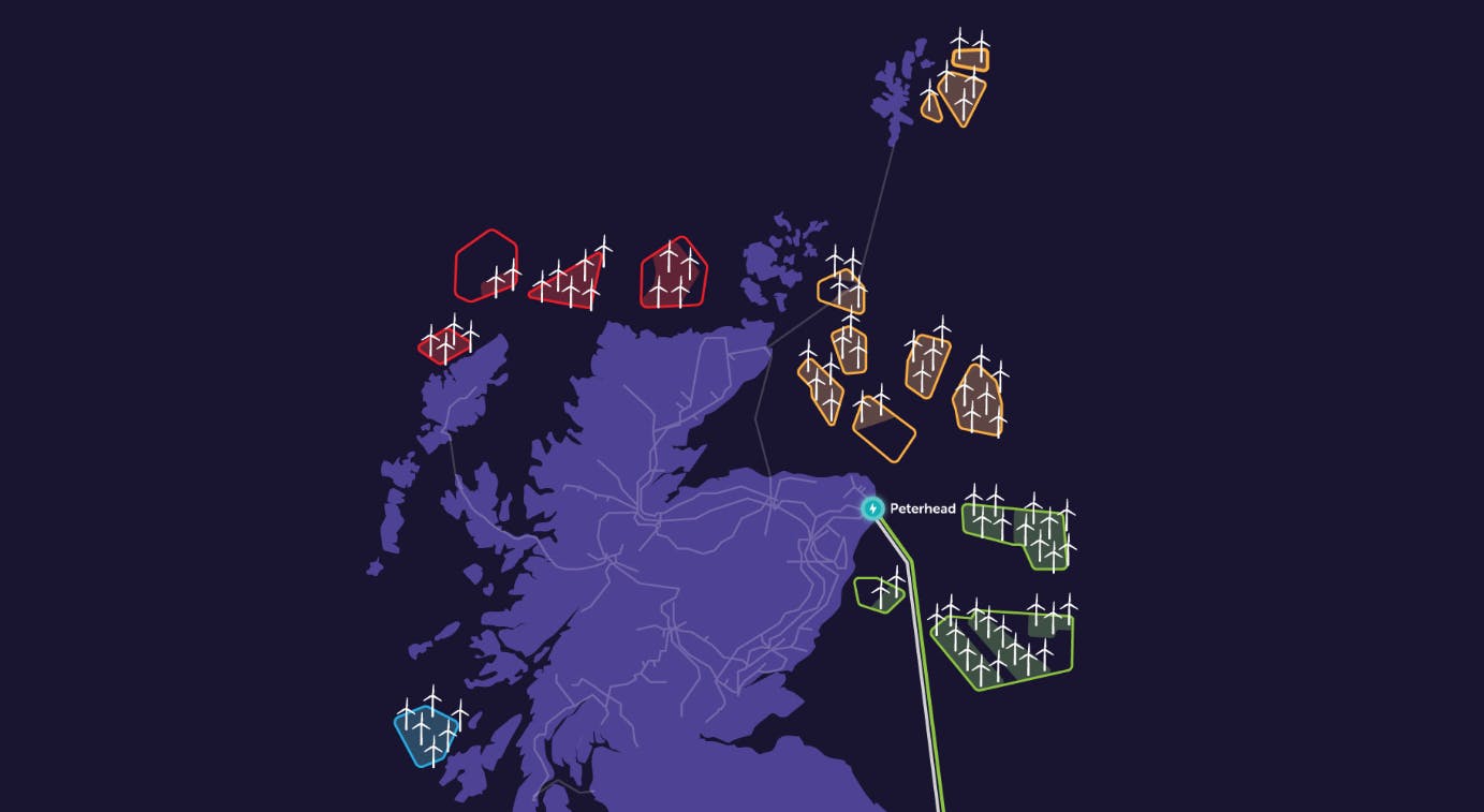 A partial map of the Eastern Green Link 3.