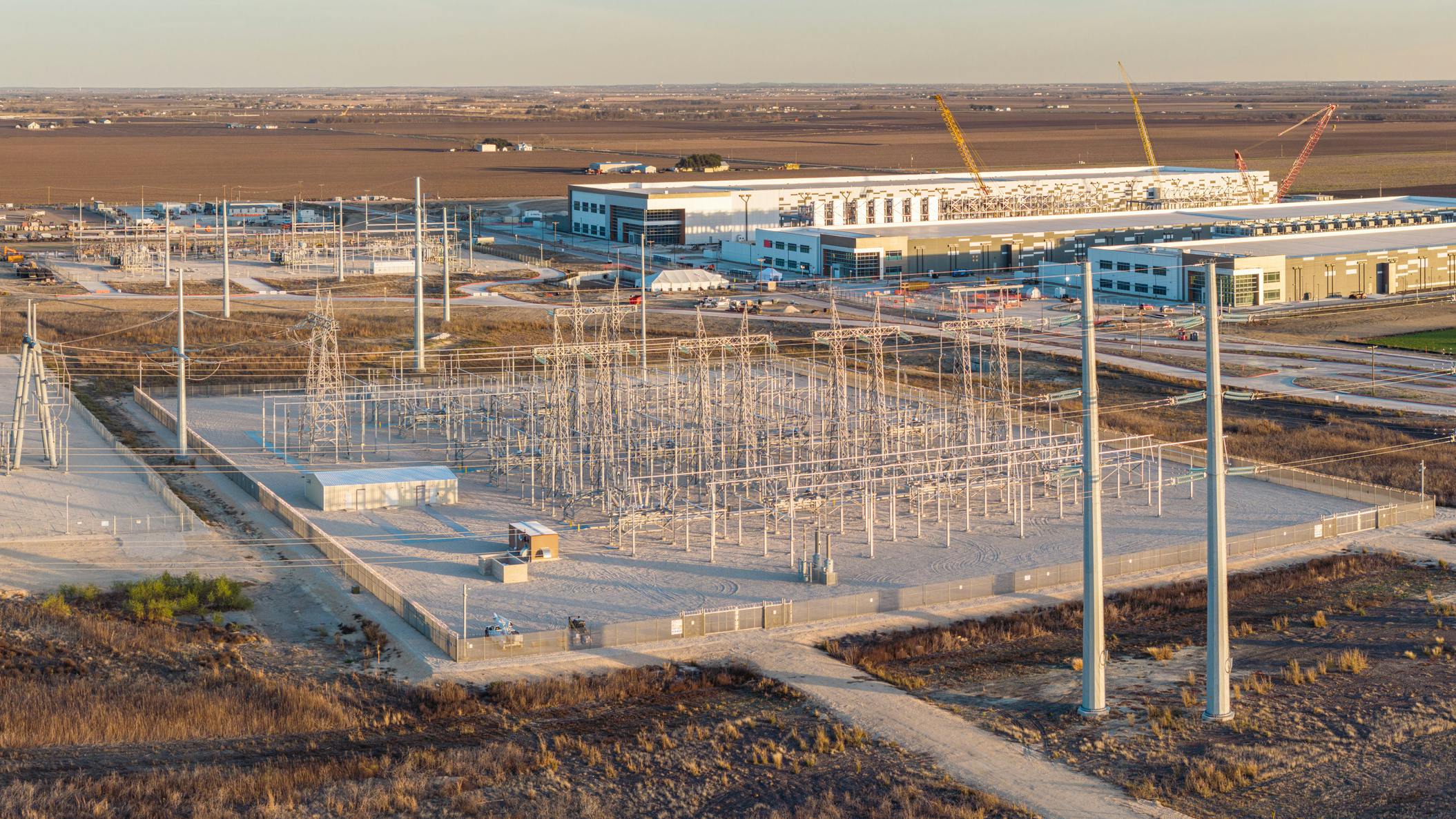 substation and data center
