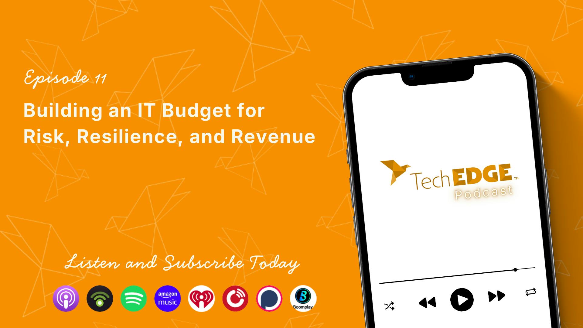 Building an IT Budget for Risk, Resilience, and Revenue
