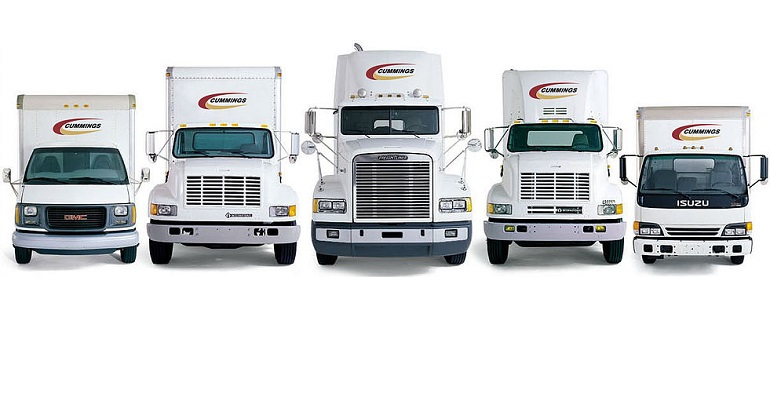 Cummings Leasing trucks
