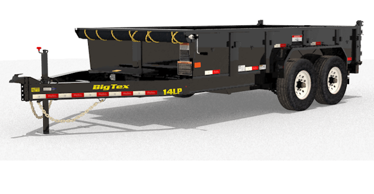 Big Tex Debuts Redesigned 14lp Low Profile Dump Trailer Trailer Body Builders