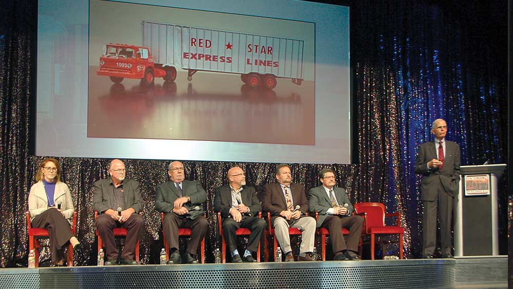 How have parts and service needs changed What do customers look for This panel provided answers at the recent Heavy Duty Aftermarket Dialog Gloria Pliler Swift Dan Samford Peak Performance Asset Services Dwayne Haug Dwayne O Haug Consulting LLC Tom Moore National Private Fleet Council Roy Svehla Republic Services and Lee Long Southeast Freight Lines Stu MacKay right serves as moderator