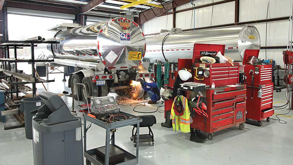 Brenner’s brand new Baton Rouge tank repair shop, parts