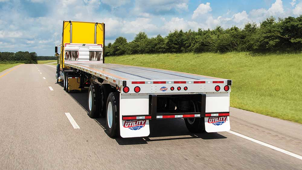 The 4000AE flatbed introduced during the second half of 2016 is one of the new products Utility brought to the market last year The combo trailer saves more than 500 pounds in part by replacing steel crossmembers with a new design that uses 3rdquo and 4rdquo aluminum crossmembers