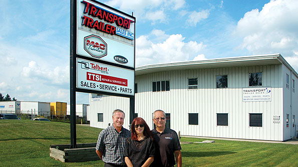 Transport Trailer Services is led by Gord Box general manager and Cheryl and Nick Lambevski president In addition to serving as president of his company Lambevski also has served this year as president of the National Trailer Dealers Association