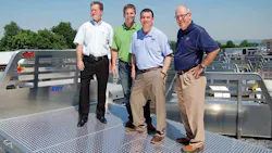 From left Charlie Horton Nick Eby Travis Eby and Menno Eby Jr have led the company into its new emphasis on truck bodies From left Charlie Horton Nick Eby Travis Eby and Menno Eby Jr have led the company into its new emphasis on truck bodies