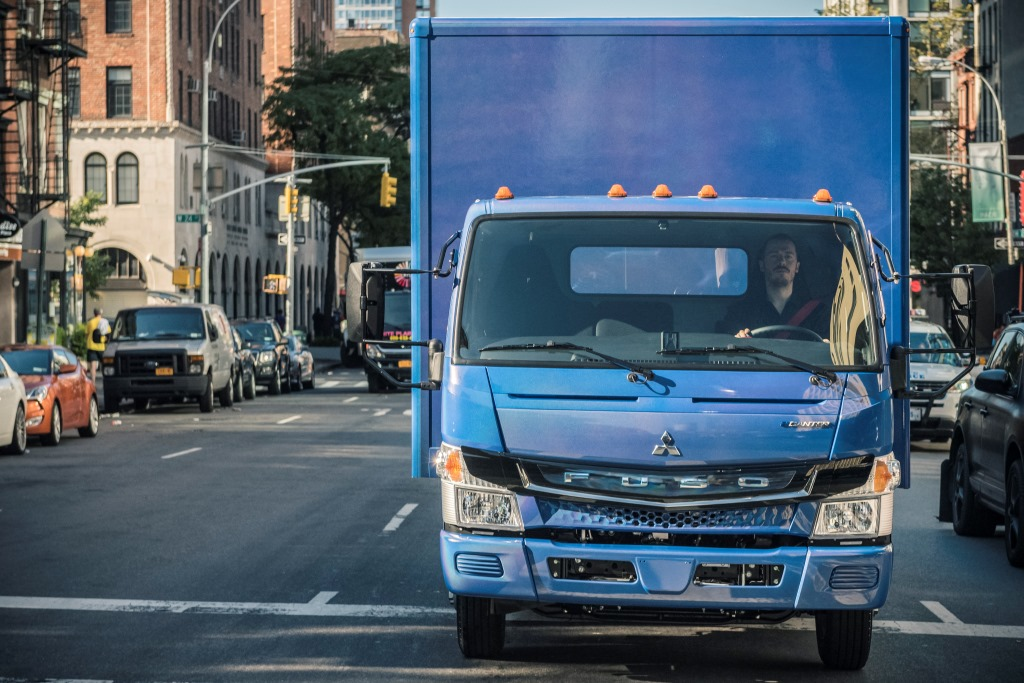 Mitsubishi Fuso officially launched its allelectric zeroemission truck the eCanter to commercial customers during a Sept 14 event in New York City