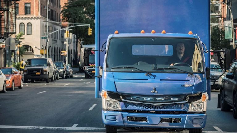 Meet The Ecanter Mitsubishi Fuso S Medium Duty Electric Delivery Truck Trailer Body Builders