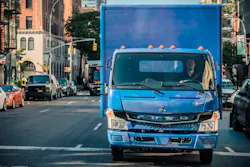 Mitsubishi Fuso officially launched its allelectric zeroemission truck the eCanter to commercial customers during a Sept 14 event in New York City Mitsubishi Fuso officially launched its allelectric zeroemission truck the eCanter to commercial customers during a Sept 14 event in New York City