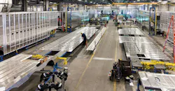 Trailer production at Merritt Trailers now has 50000 square feet of additional plant space now that Merritt Aluminum Products has moved into its own plant Trailer production at Merritt Trailers now has 50000 square feet of additional plant space now that Merritt Aluminum Products has moved into its own plant