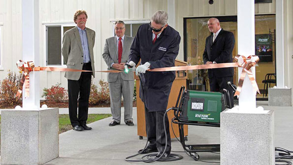 Martin Quinn Victor Technologies chief executive officer uses a Victor Thermal