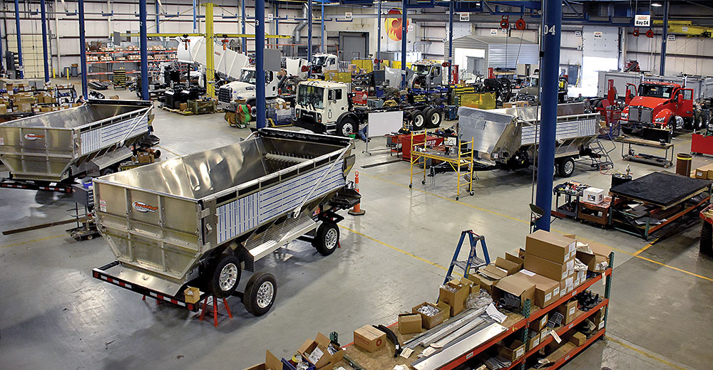 American Road Machinery combines manufacturing and upfitting in this 110000sqft plant in Canton OH