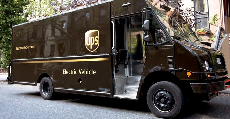 UPS electric truck