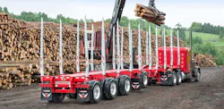 Manac logging trailer Manac logging trailer