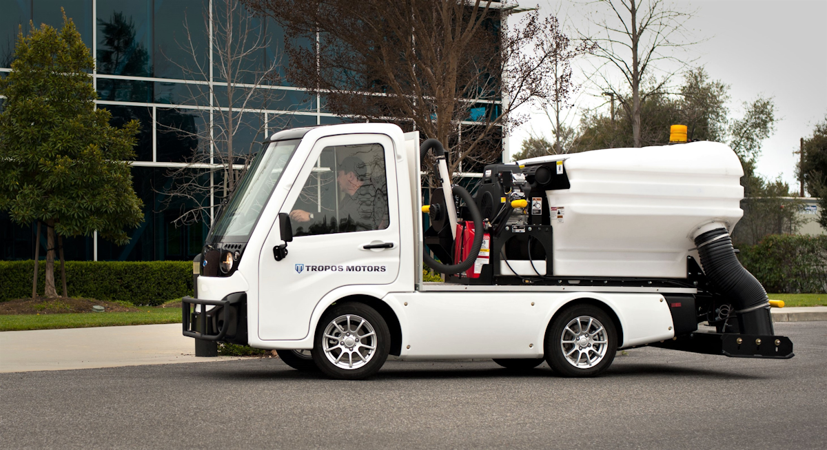Tropos Motors Releases New Compact Electric Street Sweeper Trailer Body Builders Tropos Motors Releases New Compact Electric Street Sweeper Trailer Body Builders