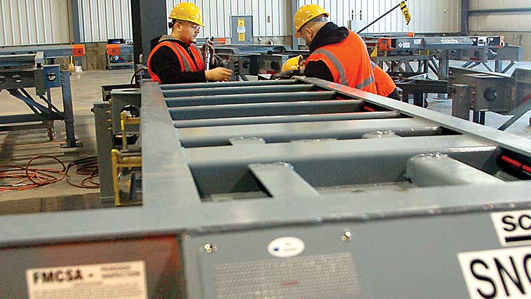 Last year saw strong growth in truck trailer production and a surge in the number of container chassis built in North America