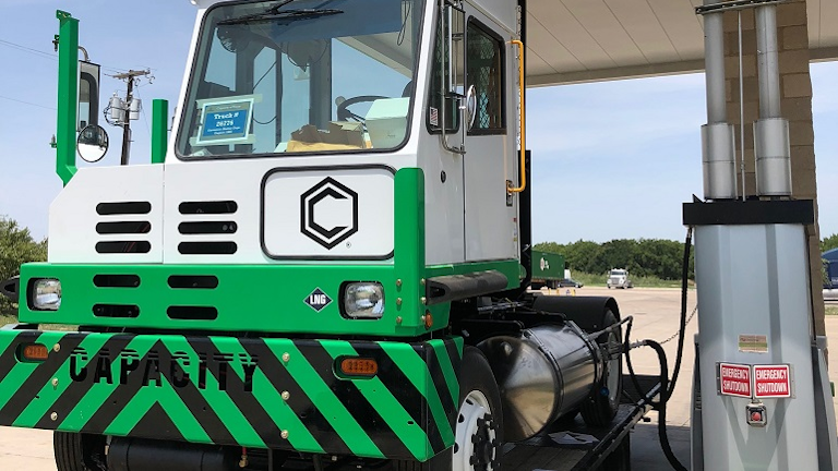 REV Group adds LNG engines to Capacity terminal tractors | Trailer Body