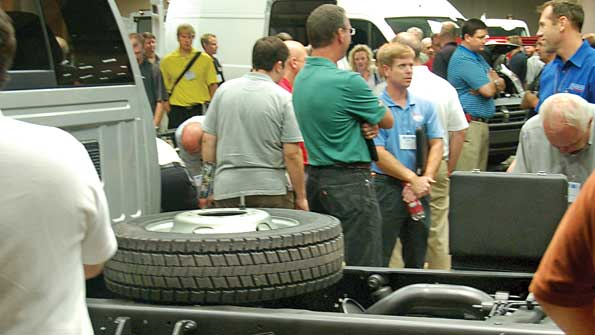 NTEA members hear details about the latest changes in trucks and how those changes affect the ability of upfitters to install truck bodies and equipment