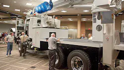 The Western Star 4700 lends itself to utility applications The Western Star 4700 lends itself to utility applications