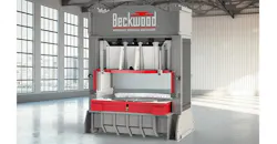 3,500-ton hydraulic bulge forming press 3,500-ton hydraulic bulge forming press