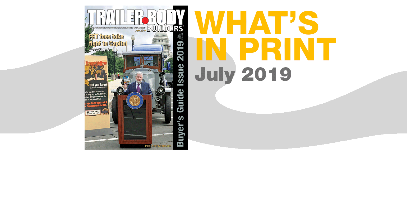 Trailer/Body Builders July 2019 cover