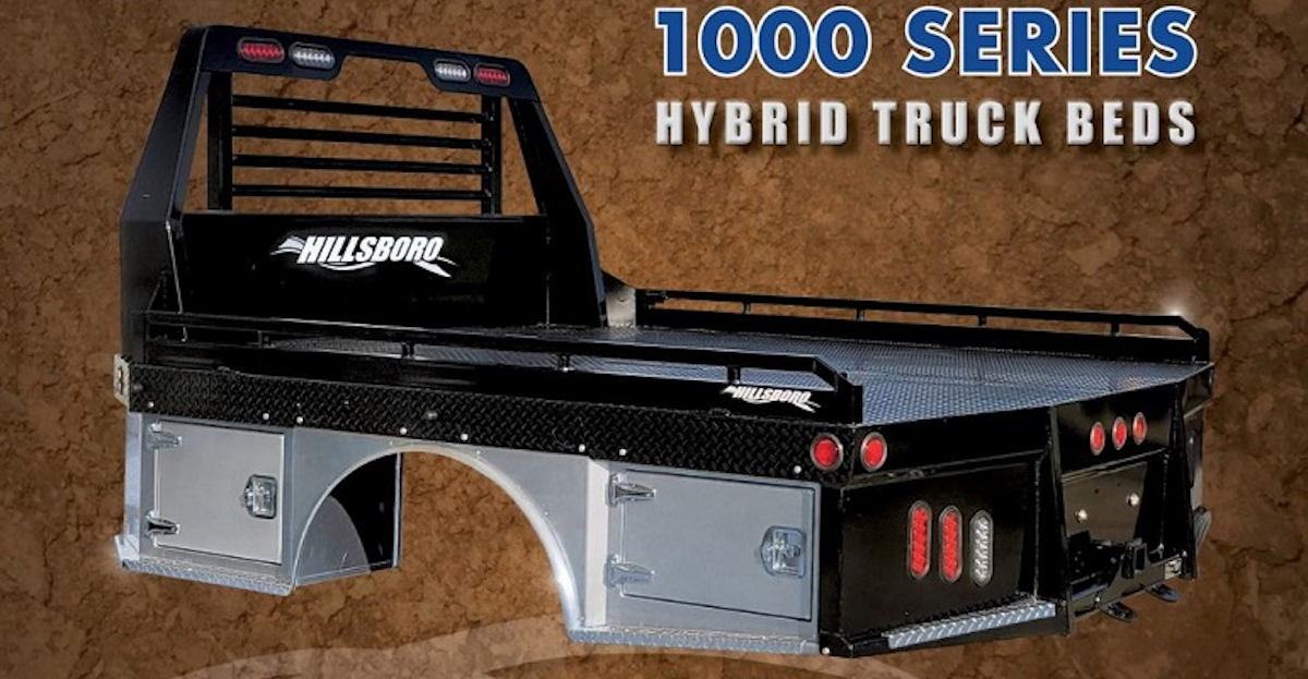 Hillsboro introduces new model 500 1000 hybrid truck beds 