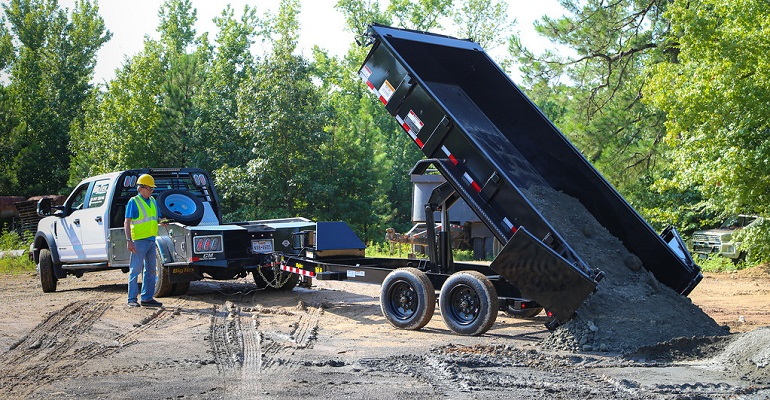 Big Tex 16LP dump trailer