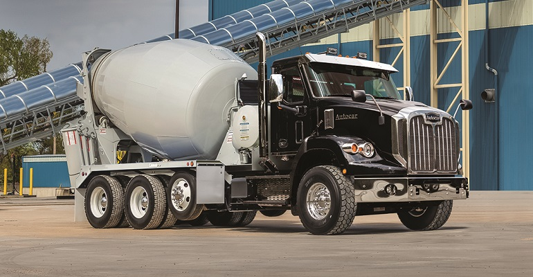 Autocar DC-64M concrete mixer