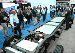 Bollinger Motors was among the newcomers highlighting their electric chassis, trucks, and vans at the 2022 Work Truck Show. Bollinger Motors was among the newcomers highlighting their electric chassis, trucks, and vans at the 2022 Work Truck Show.