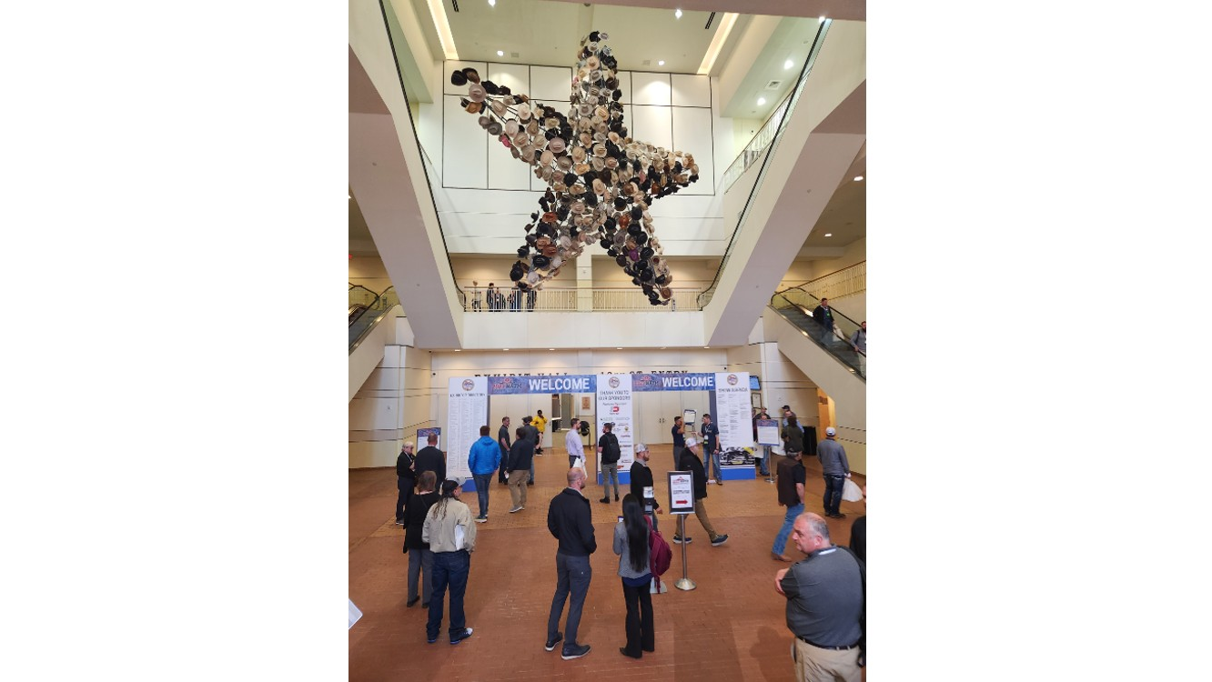 If there's a giant star made of cowboy hats overhead, this year's NATM convention must've been held at the Fort Worth Convention Center.
