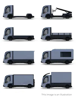 REE P7-C Chassis Cab upfit variants REE P7-C Chassis Cab upfit variants