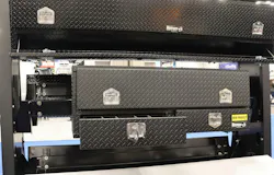 Buyers Products highlighted new toolboxes, including a contractor toolbox for small to mid-sized trucks that comes in several variations. Buyers Products highlighted new toolboxes, including a contractor toolbox for small to mid-sized trucks that comes in several variations.