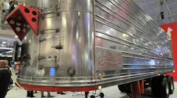 Great Dane's TMC floor display celebrated the trailer manufacturer's 125 years in business. Great Dane's TMC floor display celebrated the trailer manufacturer's 125 years in business.