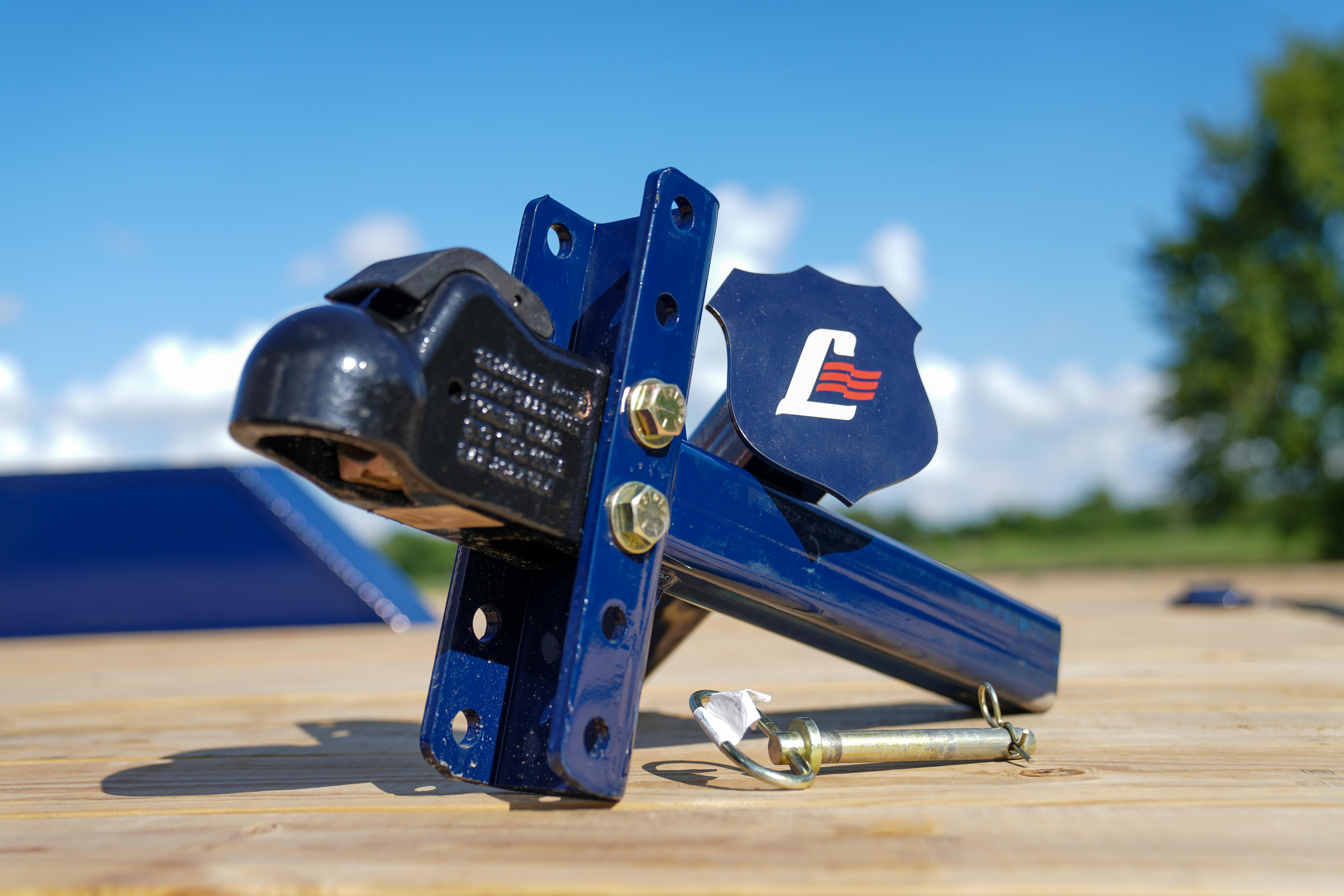Once the tow bar is removed, operators repalce it with the Defender Shield, a secure block-off insert that prevents anyone from attaching a coupler in the tow bar&rsquo;s place.
