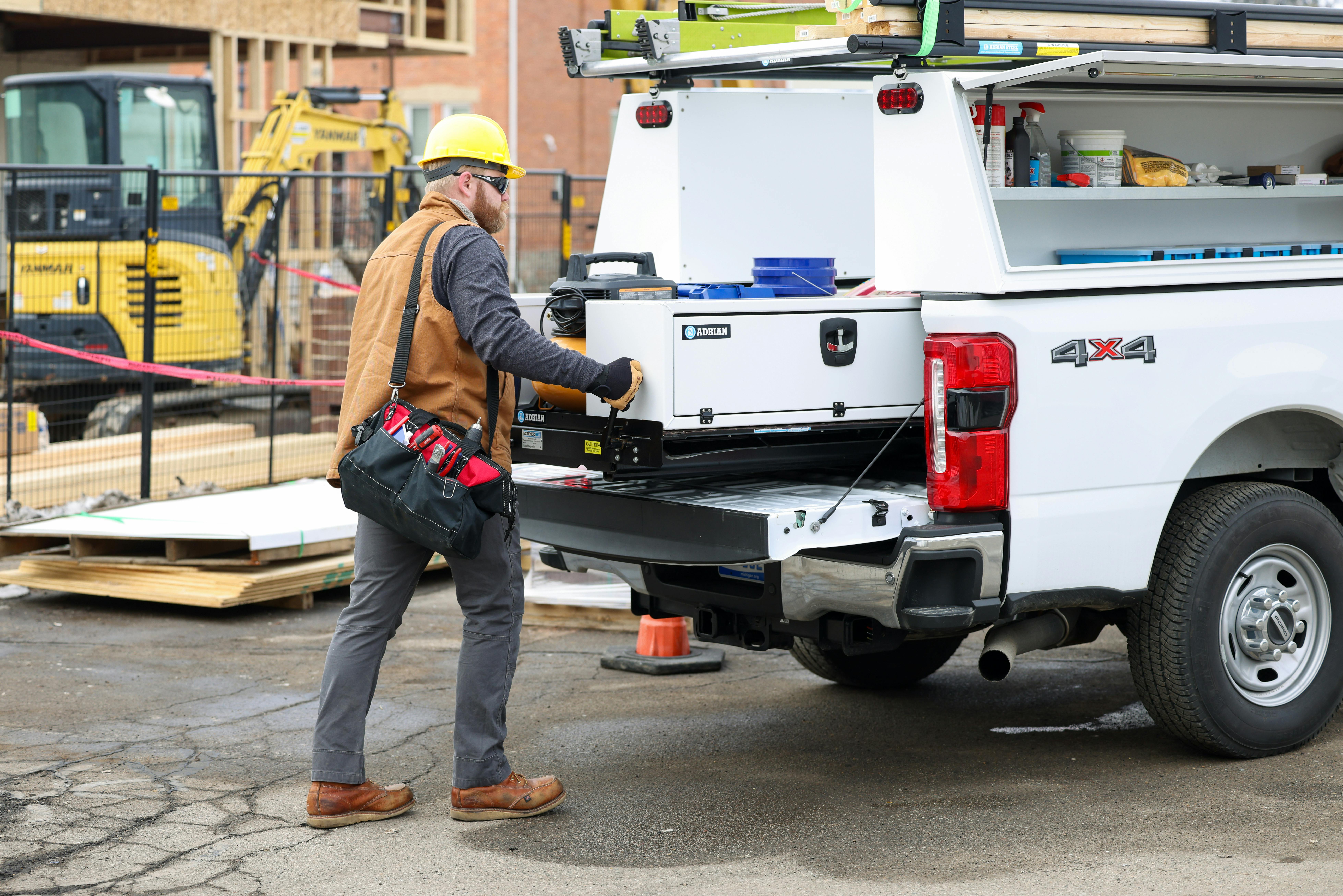 Adrian Open Body Truck Slideout