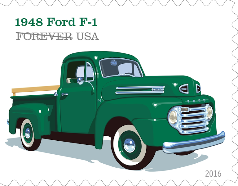 Stamp Collector S Edition Iconic Pickups Muscle Cars Hot Rods