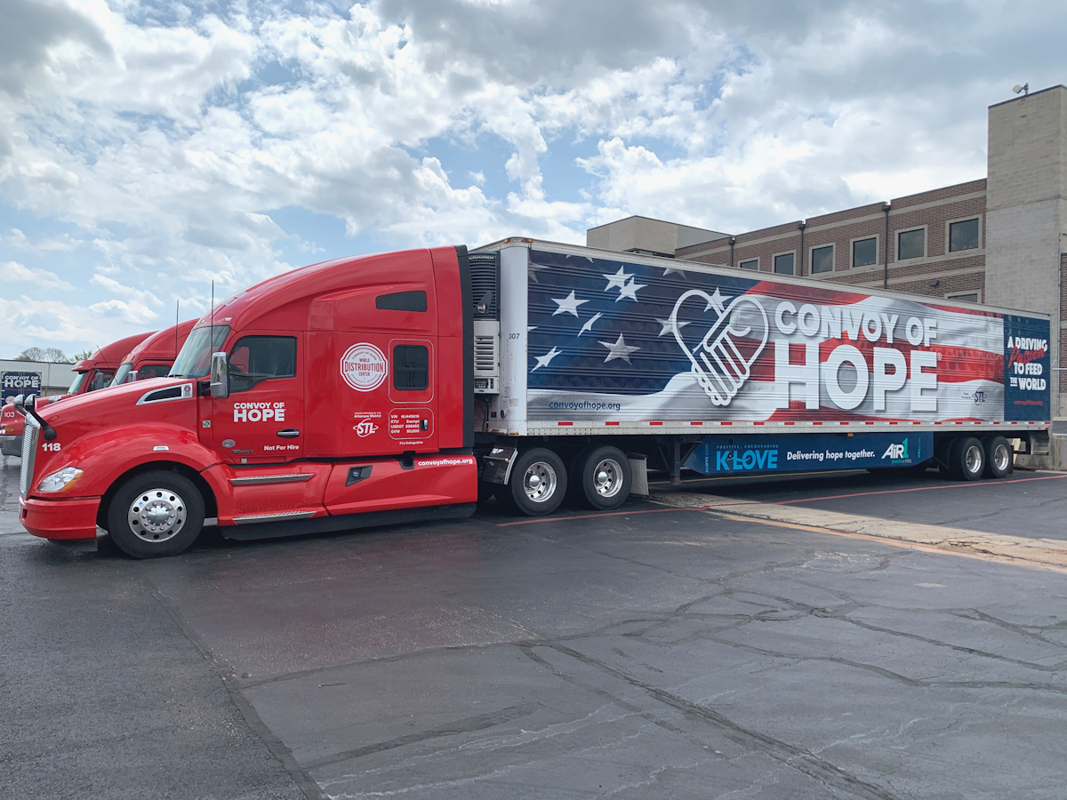 Convoy of Hope transportation team supply the front lines American